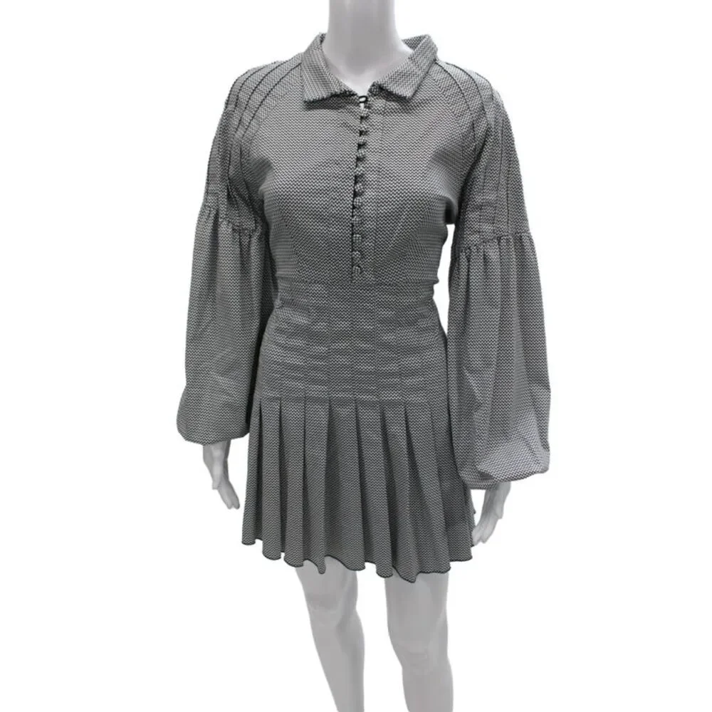 C/MEO Collective Womens Fit & Flare Black Dress Size M